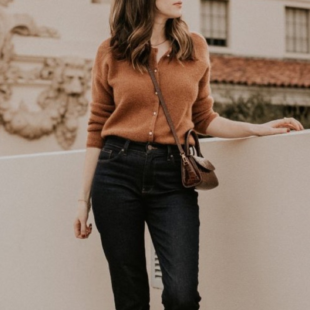 SEZANE brown cardigan